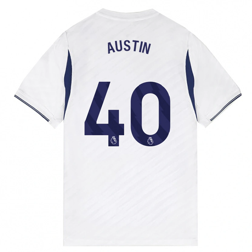 Danxen Herren Brandon Austin #40 Weiß Rot Violett Heimtrikot Trikot 2026/27 T-Shirt Österreich