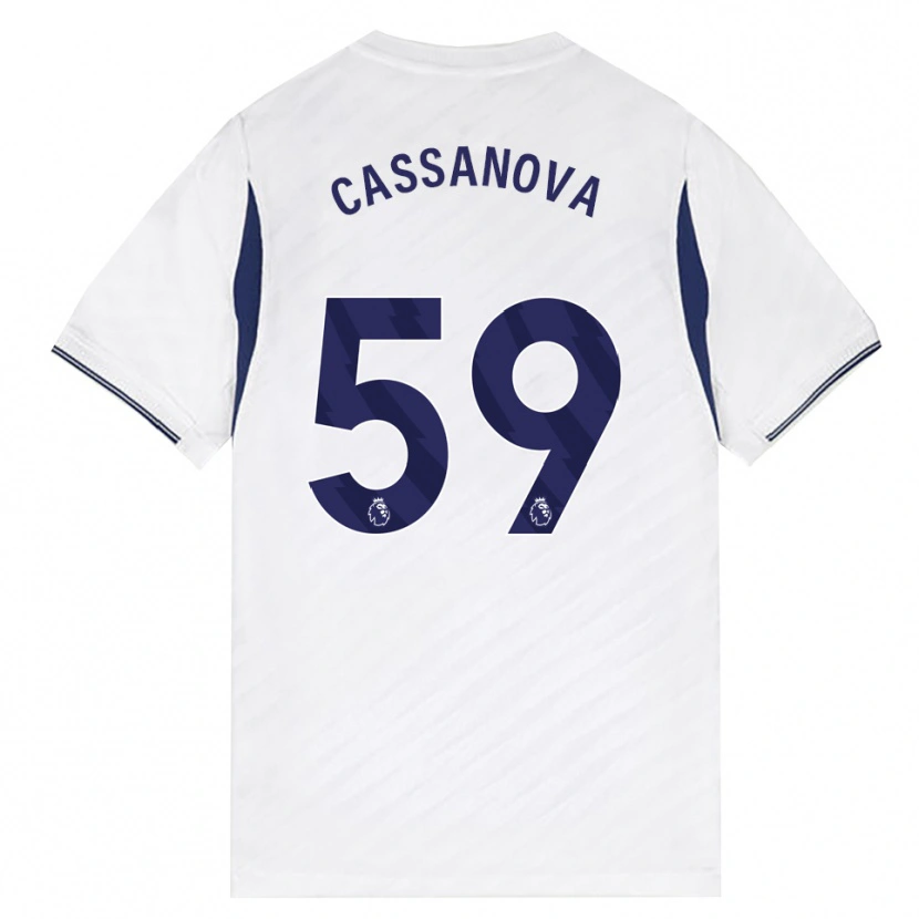 Danxen Herren Dante Cassanova #59 Weiß Rot Violett Heimtrikot Trikot 2026/27 T-Shirt Österreich