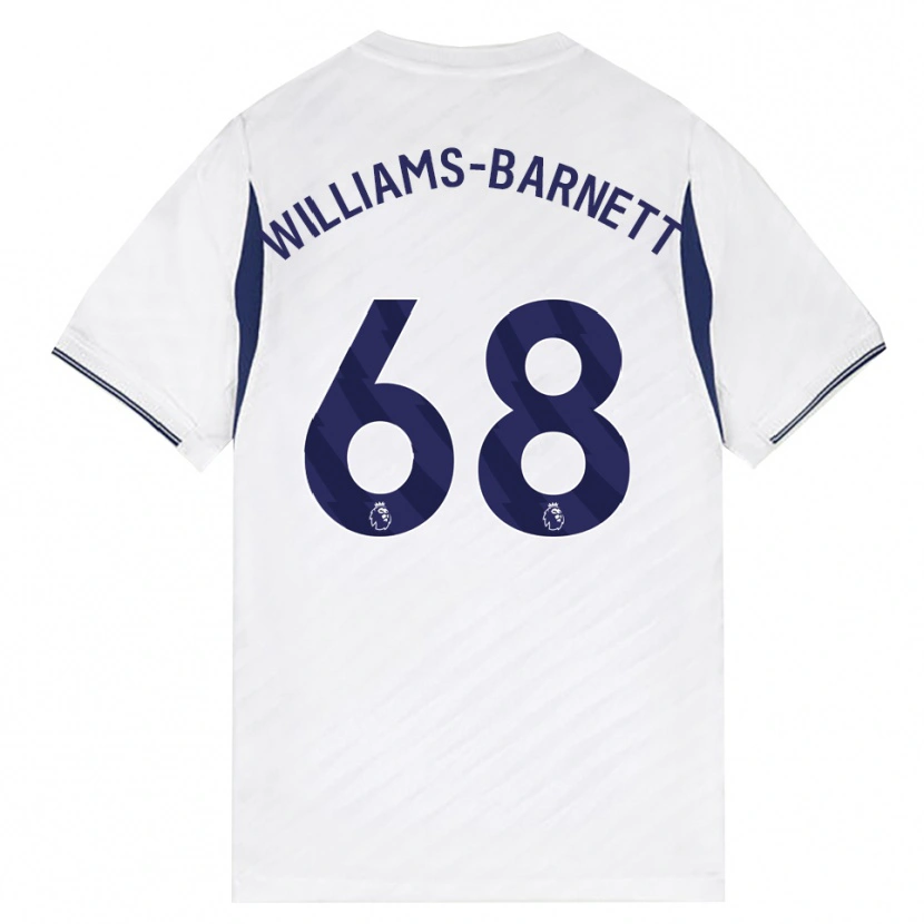 Danxen Herren Luca Williams-Barnett #68 Weiß Rot Violett Heimtrikot Trikot 2026/27 T-Shirt Österreich