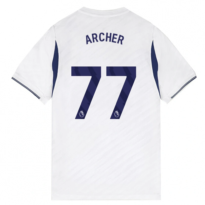 Danxen Herren Samual Archer #77 Weiß Rot Violett Heimtrikot Trikot 2026/27 T-Shirt Österreich