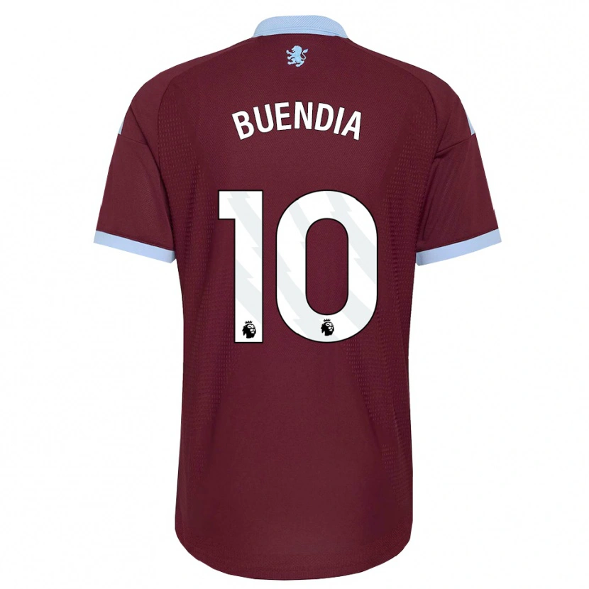 Danxen Herren Emiliano Buendía #10 Kornblumenblau Burgund Heimtrikot Trikot 2026/27 T-Shirt Österreich