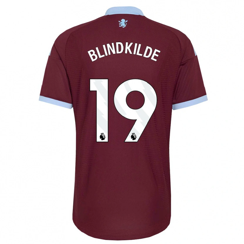 Danxen Herren Laura Blindkilde #19 Kornblumenblau Burgund Heimtrikot Trikot 2026/27 T-Shirt Österreich