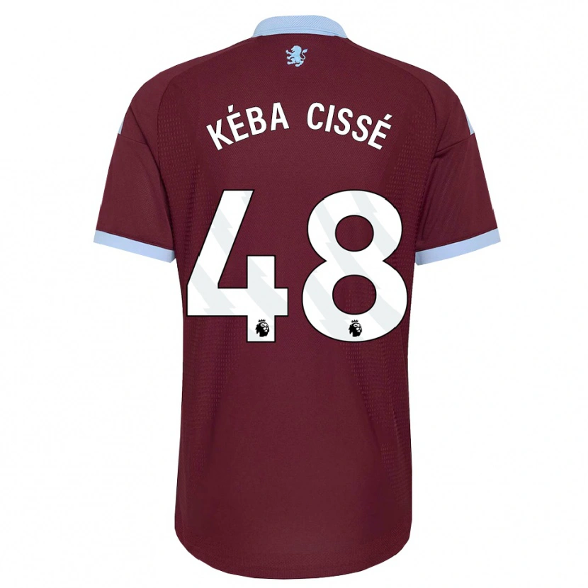 Danxen Herren Modou Kéba Cissé #48 Kornblumenblau Burgund Heimtrikot Trikot 2026/27 T-Shirt Österreich