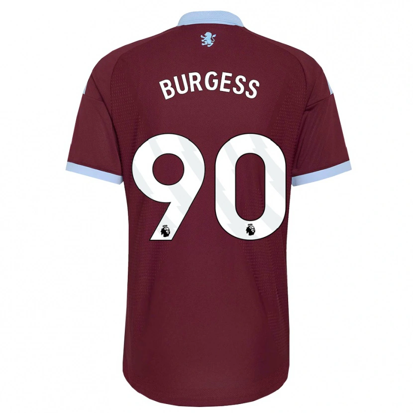 Danxen Herren Woody Burgess #90 Kornblumenblau Burgund Heimtrikot Trikot 2026/27 T-Shirt Österreich
