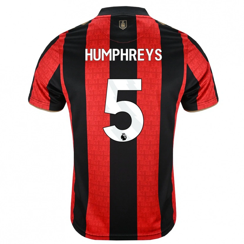 Danxen Herren Holly Humphreys #5 Goldgelb Rot Schwarz Heimtrikot Trikot 2026/27 T-Shirt Österreich