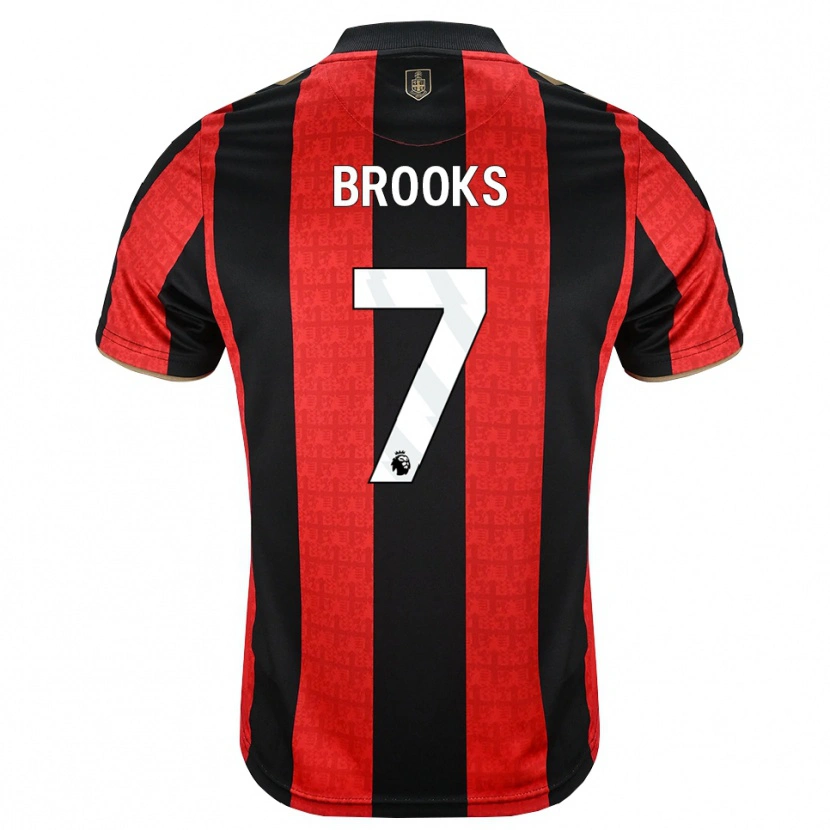 Danxen Herren David Brooks #7 Goldgelb Rot Schwarz Heimtrikot Trikot 2026/27 T-Shirt Österreich