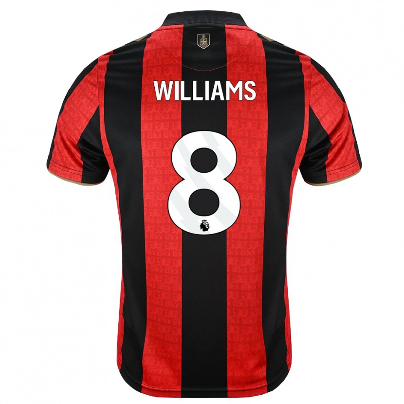 Danxen Herren Phoebe Williams #8 Goldgelb Rot Schwarz Heimtrikot Trikot 2026/27 T-Shirt Österreich