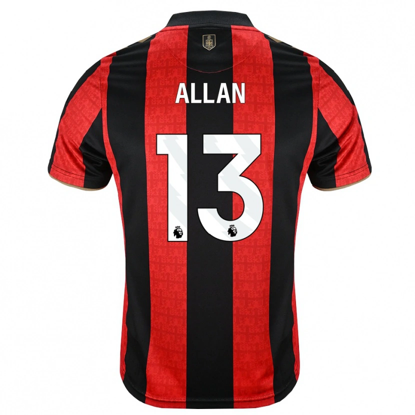Danxen Herren Mack Allan #13 Goldgelb Rot Schwarz Heimtrikot Trikot 2026/27 T-Shirt Österreich