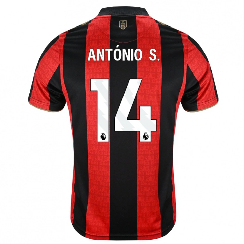 Danxen Herren António Silva #14 Goldgelb Rot Schwarz Heimtrikot Trikot 2026/27 T-Shirt Österreich