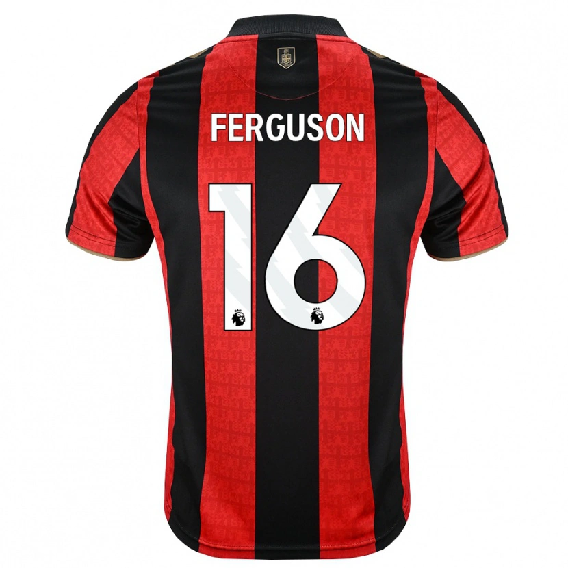 Danxen Herren Josh Ferguson #16 Goldgelb Rot Schwarz Heimtrikot Trikot 2026/27 T-Shirt Österreich