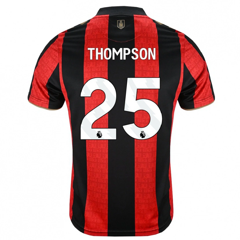 Danxen Herren Kenni Thompson #25 Goldgelb Rot Schwarz Heimtrikot Trikot 2026/27 T-Shirt Österreich