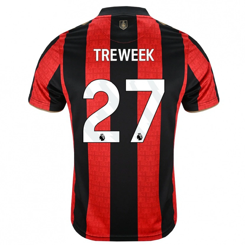 Danxen Herren Amber Treweek #27 Goldgelb Rot Schwarz Heimtrikot Trikot 2026/27 T-Shirt Österreich