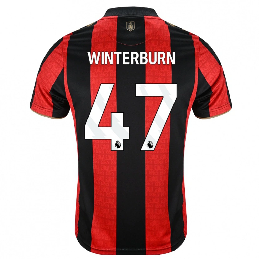Danxen Herren Ben Winterburn #47 Goldgelb Rot Schwarz Heimtrikot Trikot 2026/27 T-Shirt Österreich