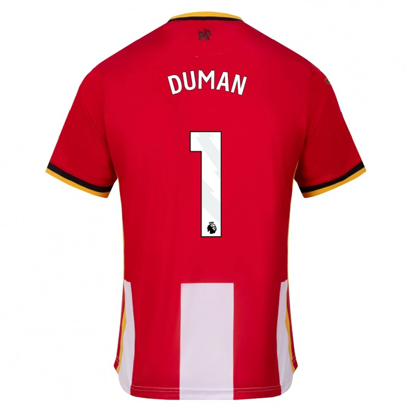 Danxen Herren Layla-Belle Duman #1 Gelb Schwarz Rot Heimtrikot Trikot 2026/27 T-Shirt Österreich