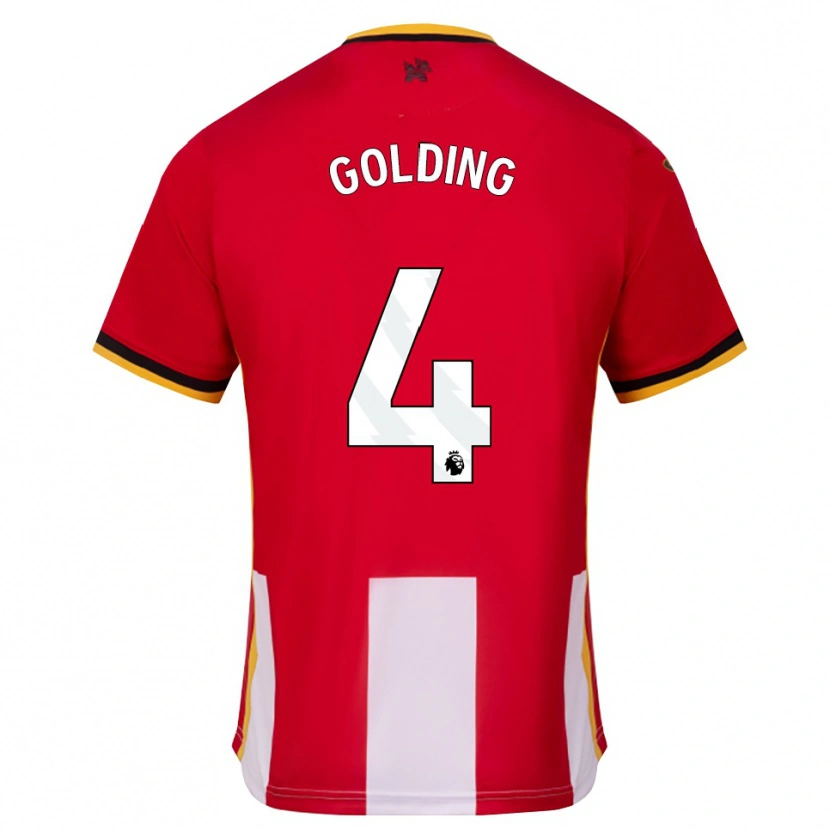 Danxen Herren Aidan Golding #4 Gelb Schwarz Rot Heimtrikot Trikot 2026/27 T-Shirt Österreich