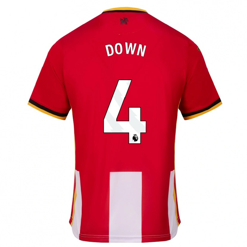 Danxen Herren Alissa Down #4 Gelb Schwarz Rot Heimtrikot Trikot 2026/27 T-Shirt Österreich