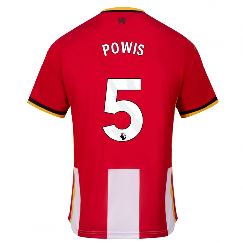 Danxen Herren Isaiah Powis #5 Gelb Schwarz Rot Heimtrikot Trikot 2026/27 T-Shirt Österreich