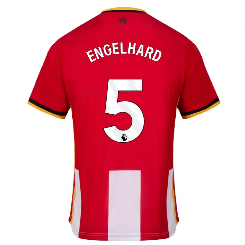 Danxen Herren Carolin Engelhard #5 Gelb Schwarz Rot Heimtrikot Trikot 2026/27 T-Shirt Österreich