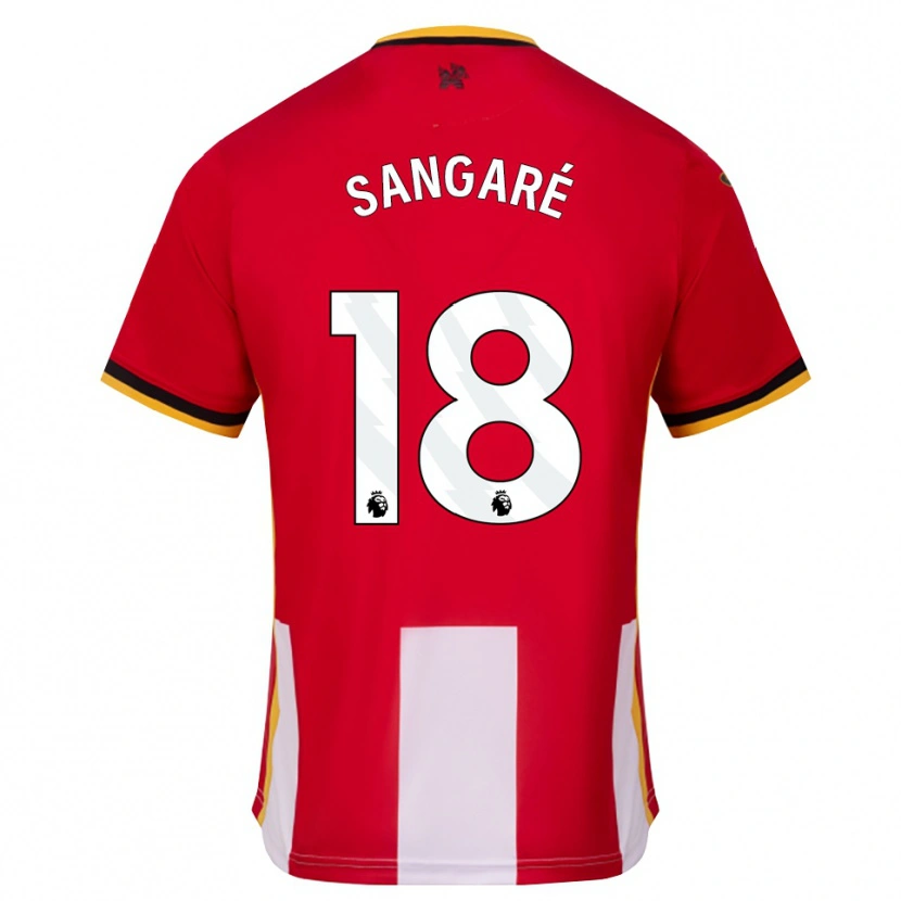 Danxen Herren Mamadou Sangaré #18 Gelb Schwarz Rot Heimtrikot Trikot 2026/27 T-Shirt Österreich