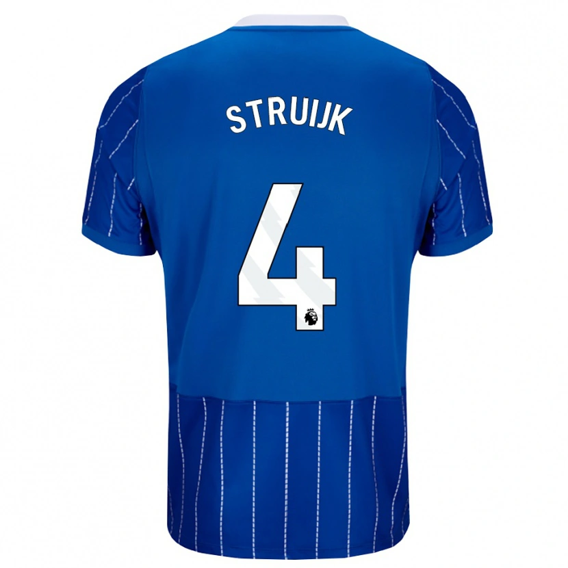 Danxen Herren Pascal Struijk #4 Mittelblau Weiß Heimtrikot Trikot 2026/27 T-Shirt Österreich