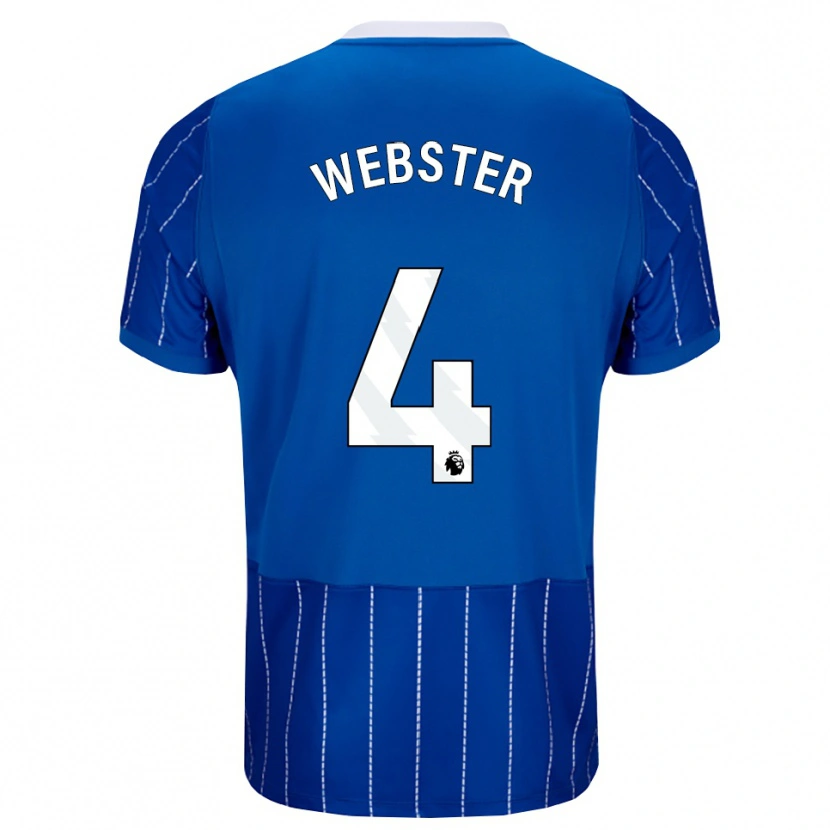 Danxen Herren Adam Webster #4 Mittelblau Weiß Heimtrikot Trikot 2026/27 T-Shirt Österreich