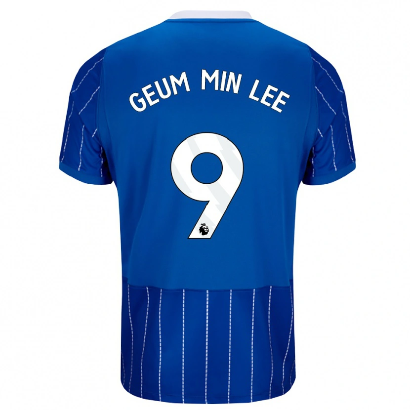 Danxen Herren Lee Geum-Min #9 Mittelblau Weiß Heimtrikot Trikot 2026/27 T-Shirt Österreich