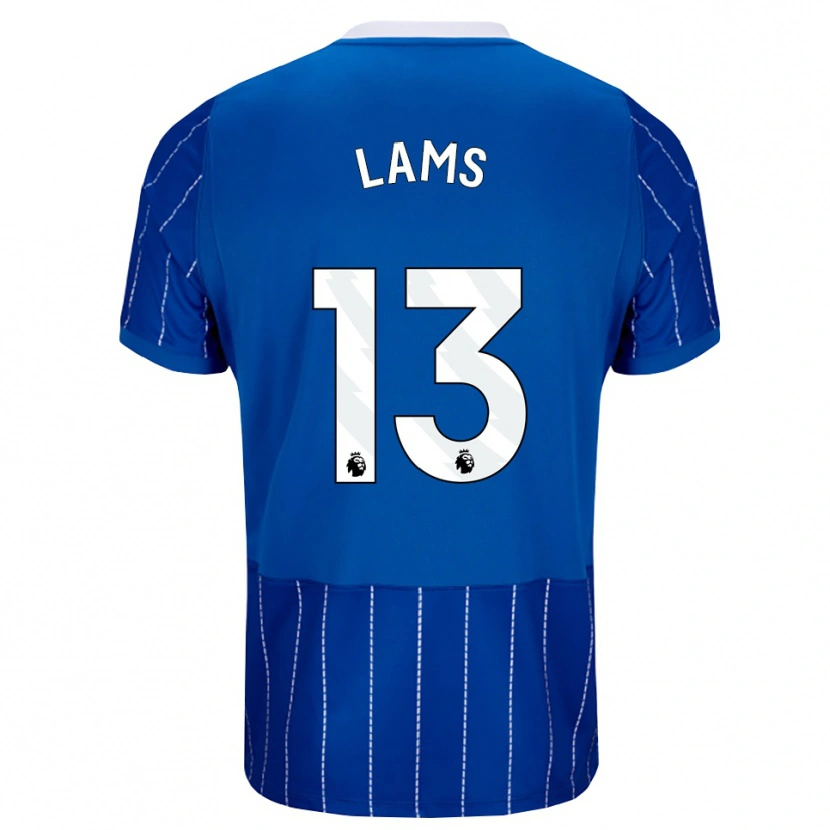 Danxen Herren George Lams #13 Mittelblau Weiß Heimtrikot Trikot 2026/27 T-Shirt Österreich