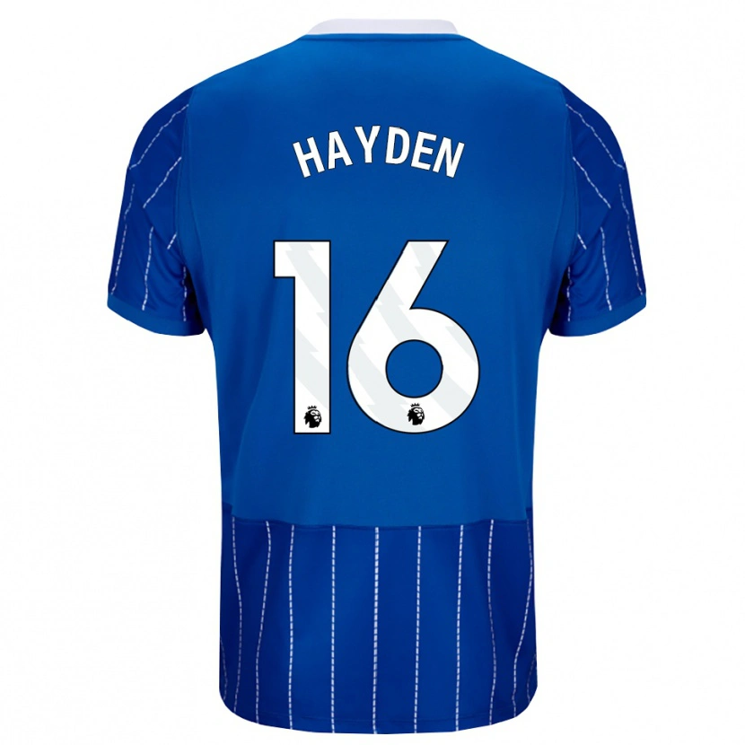 Danxen Herren Matthew Hayden #16 Mittelblau Weiß Heimtrikot Trikot 2026/27 T-Shirt Österreich