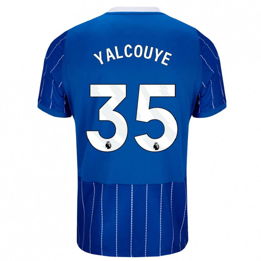 Danxen Herren Malick Yalcouyé #35 Mittelblau Weiß Heimtrikot Trikot 2026/27 T-Shirt Österreich