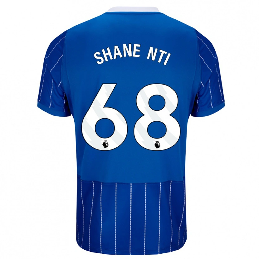 Danxen Herren Shane Nti #68 Mittelblau Weiß Heimtrikot Trikot 2026/27 T-Shirt Österreich