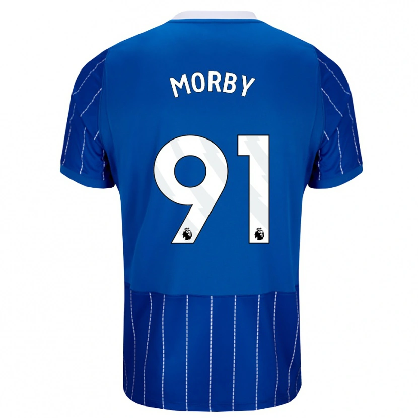 Danxen Herren Jackson Morby #91 Mittelblau Weiß Heimtrikot Trikot 2026/27 T-Shirt Österreich