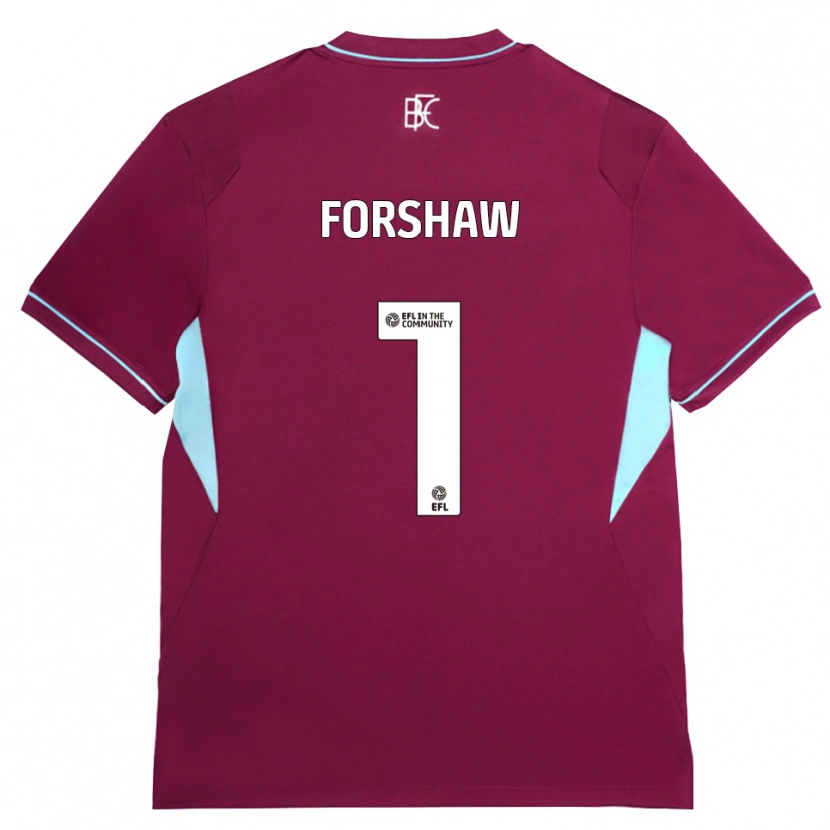 Danxen Herren Lewis Forshaw #1 Burgund Grün Heimtrikot Trikot 2026/27 T-Shirt Österreich