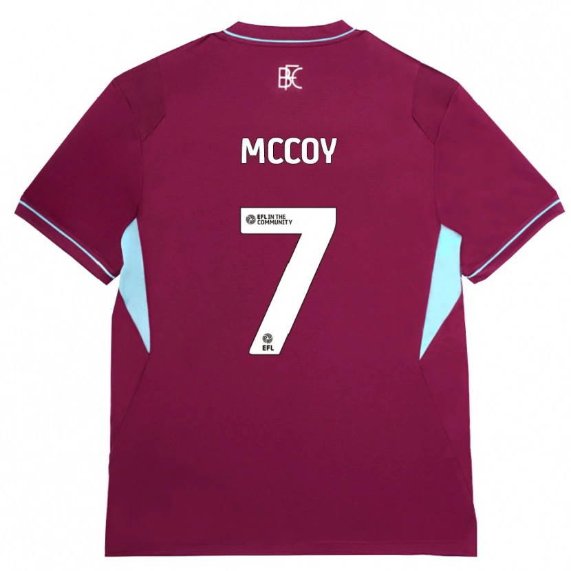 Danxen Herren Adam Mccoy #7 Burgund Grün Heimtrikot Trikot 2026/27 T-Shirt Österreich
