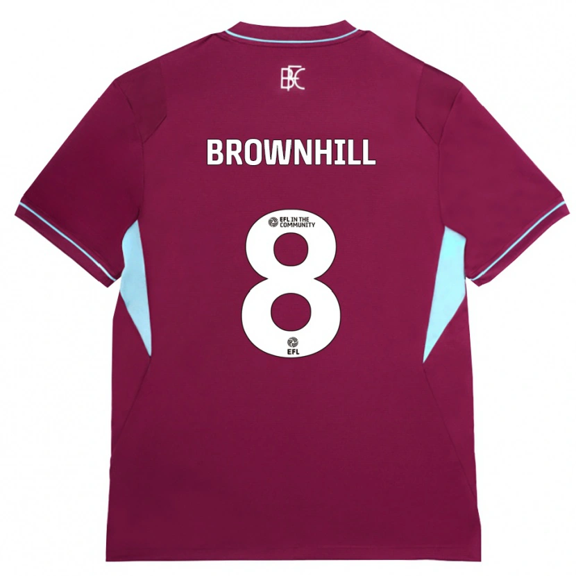 Danxen Herren Josh Brownhill #8 Burgund Grün Heimtrikot Trikot 2026/27 T-Shirt Österreich