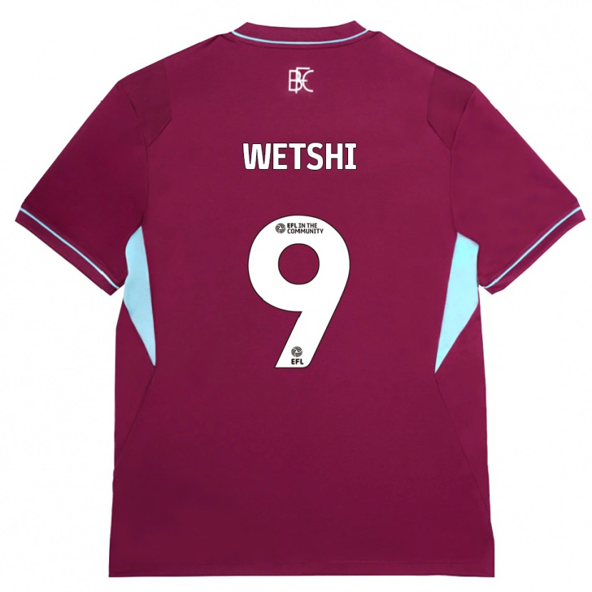 Danxen Herren Benji Wetshi #9 Burgund Grün Heimtrikot Trikot 2026/27 T-Shirt Österreich