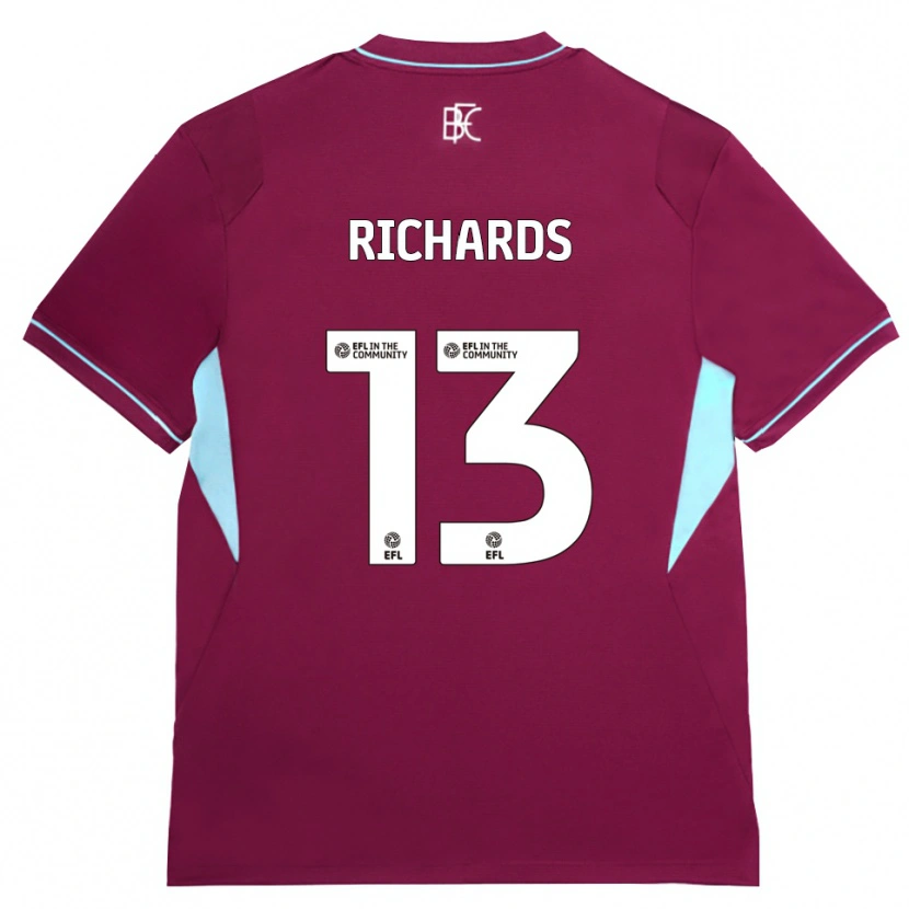 Danxen Herren Jade Richards #13 Burgund Grün Heimtrikot Trikot 2026/27 T-Shirt Österreich