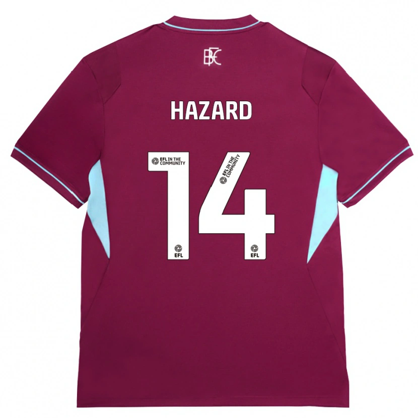Danxen Herren Amelia Hazard #14 Burgund Grün Heimtrikot Trikot 2026/27 T-Shirt Österreich