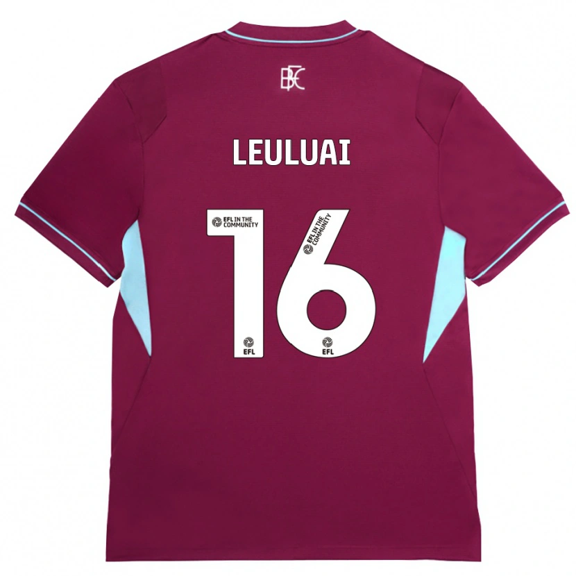 Danxen Herren Marley Leuluai #16 Burgund Grün Heimtrikot Trikot 2026/27 T-Shirt Österreich