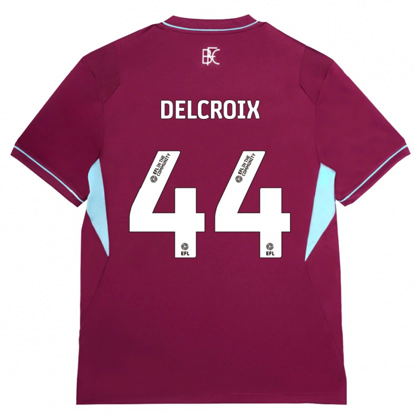 Danxen Herren Hannes Delcroix #44 Burgund Grün Heimtrikot Trikot 2026/27 T-Shirt Österreich