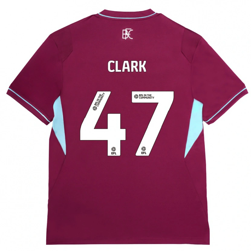 Danxen Herren Ellis Clark #47 Burgund Grün Heimtrikot Trikot 2026/27 T-Shirt Österreich
