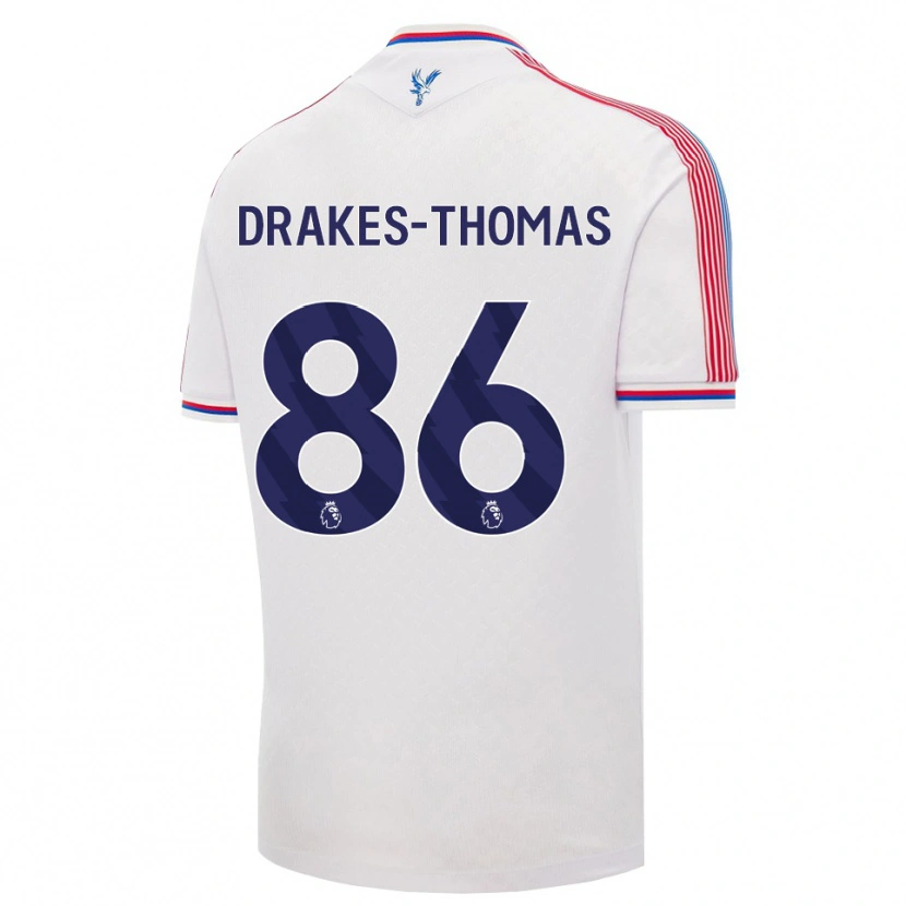 Danxen Herren Joél Drakes-Thomas #86 Weiß Rot Blau Heimtrikot Trikot 2026/27 T-Shirt Österreich