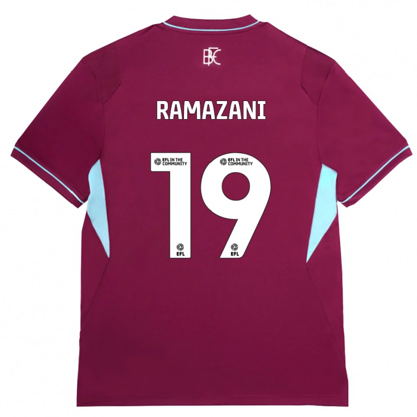 Danxen Herren Largie Ramazani #19 Burgund Grün Heimtrikot Trikot 2026/27 T-Shirt Österreich