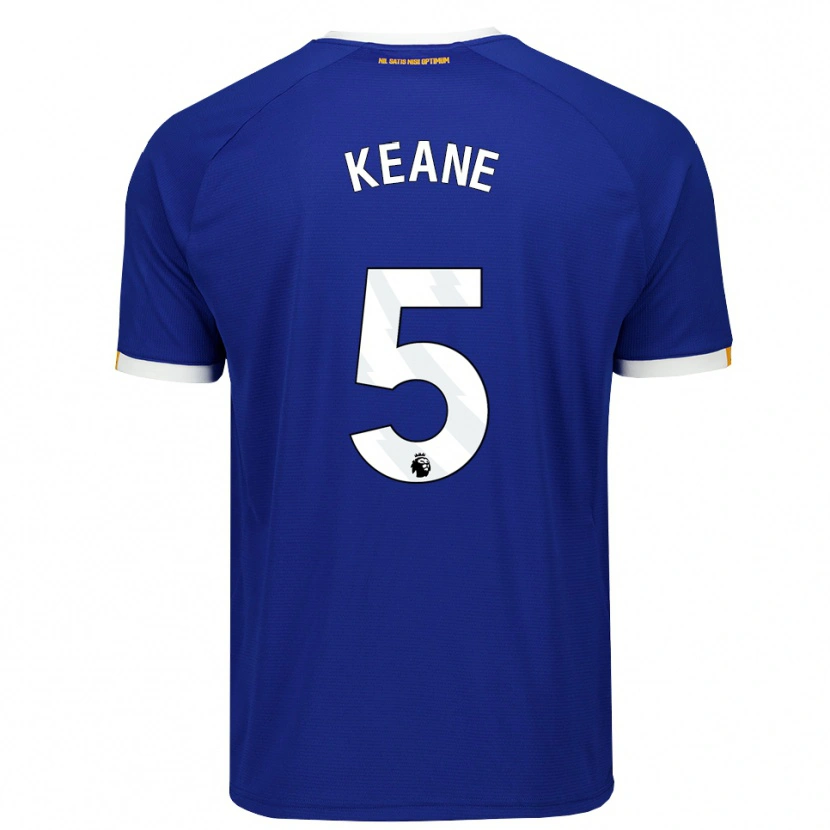 Danxen Herren Michael Keane #5 Blau Weiß Gelb Heimtrikot Trikot 2026/27 T-Shirt Österreich