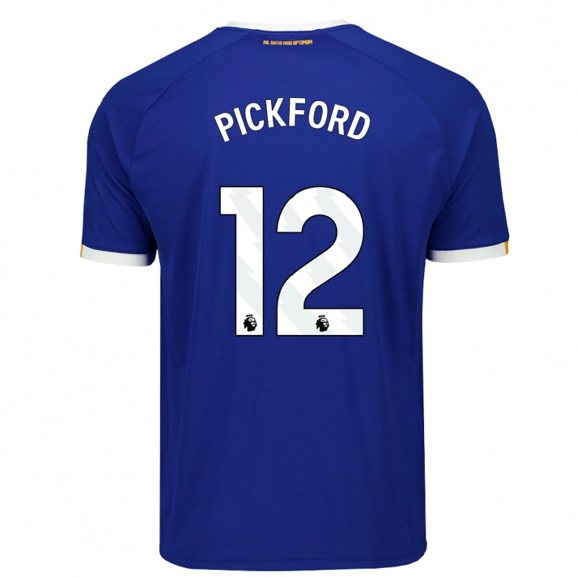 Danxen Herren Jordan Pickford #12 Blau Weiß Gelb Heimtrikot Trikot 2026/27 T-Shirt Österreich