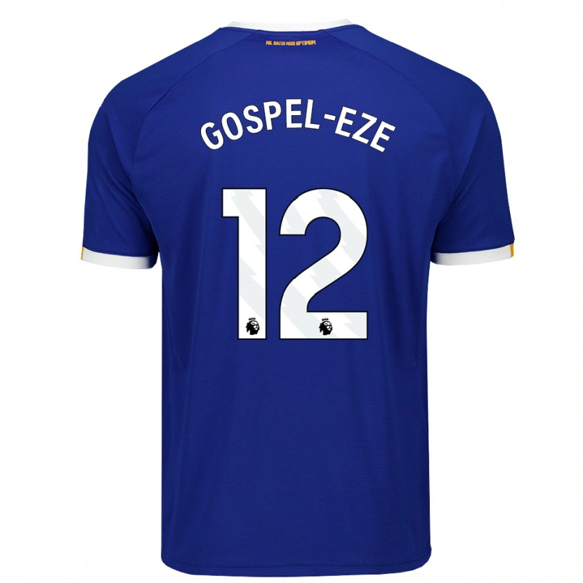 Danxen Herren Goodness Gospel-Eze #12 Blau Weiß Gelb Heimtrikot Trikot 2026/27 T-Shirt Österreich