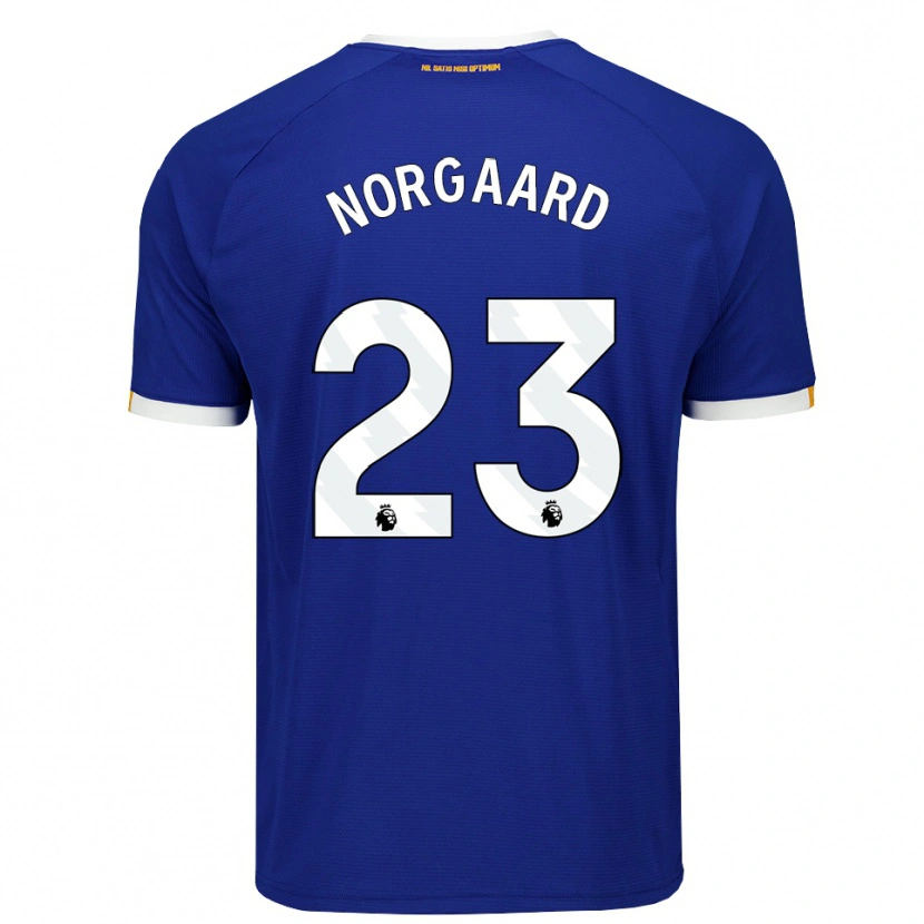 Danxen Herren Christian Nørgaard #23 Blau Weiß Gelb Heimtrikot Trikot 2026/27 T-Shirt Österreich