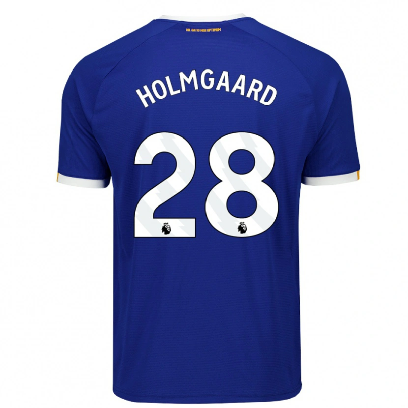 Danxen Herren Karen Holmgaard #28 Blau Weiß Gelb Heimtrikot Trikot 2026/27 T-Shirt Österreich