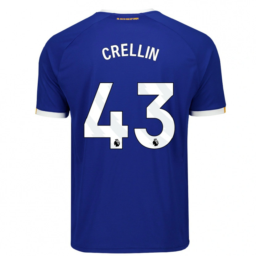 Danxen Herren Billy Crellin #43 Blau Weiß Gelb Heimtrikot Trikot 2026/27 T-Shirt Österreich