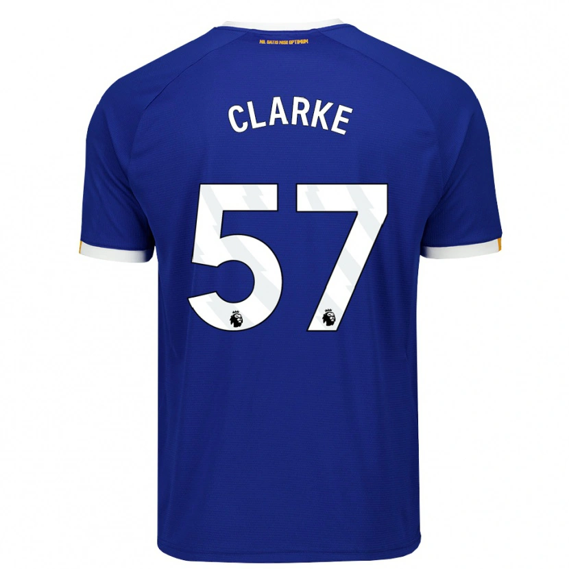 Danxen Herren Justin Clarke #57 Blau Weiß Gelb Heimtrikot Trikot 2026/27 T-Shirt Österreich