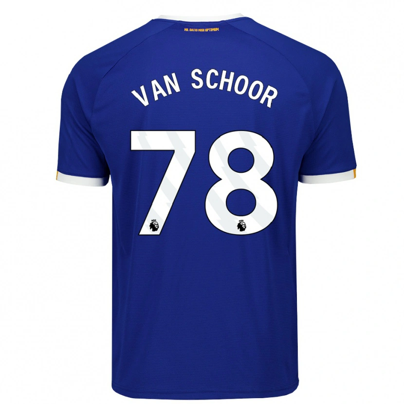 Danxen Herren Joshua Van Schoor #78 Blau Weiß Gelb Heimtrikot Trikot 2026/27 T-Shirt Österreich